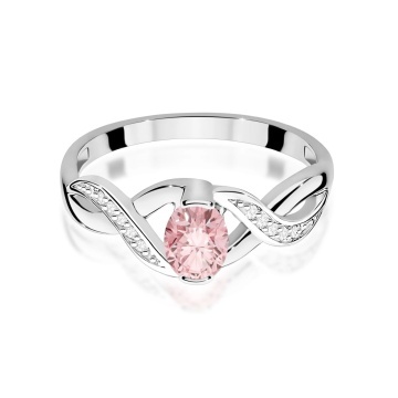 Inel Aur 14K cu Diamante Roz de Laborator 0.55 ct - Img 10