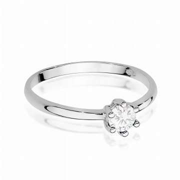 Inel Aur 9K cu Diamant de Laborator 0.30 ct - Img 6