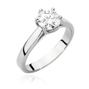 Inel Aur 9K cu Diamant Natural 1.00 ct - Img 4