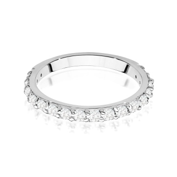 Inel Aur 9K cu Diamante de Laborator 0.34 ct - Img 6