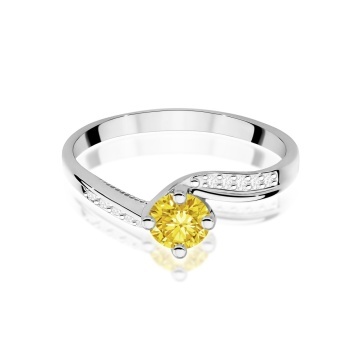 Inel Aur 9K cu Diamante de Laborator 0.55 ct - Img 6