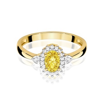 Inel Aur 9K cu Diamante de Laborator 0.70 ct - Img 2