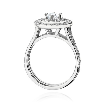 Inel Aur 9K cu Diamante de Laborator 1.01 ct - Img 6