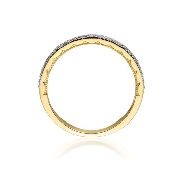 Inel Aur 9K cu Diamante Naturale 0.11 ct - Img 3