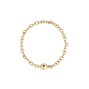 Inel Chain Ball din AUR 14K