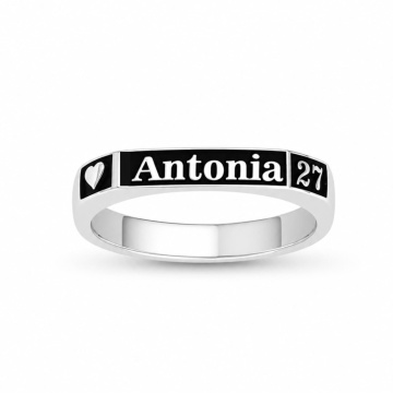 Inel Name It din Argint 925 - Img 2