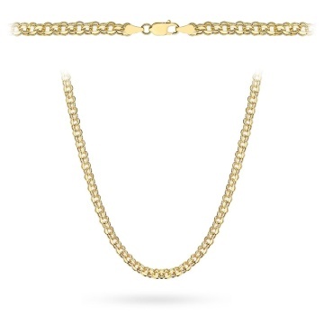 Lanț Aur 14K - Zale Garibaldi - 60 cm - Img 3
