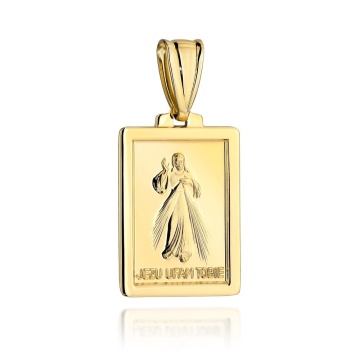 Medalion Aur 14k cu Iisus Hristos