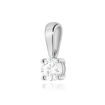 Pandantiv Aur 14K cu Diamant de Laborator 0.30 ct - Img 9