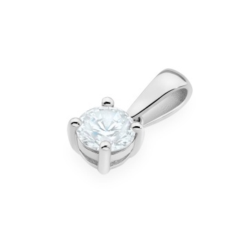 Pandantiv Aur 14K cu Diamant de Laborator 0.70 ct - Img 10