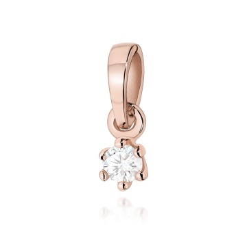 Pandantiv Aur 14K cu Diamant Natural 0.04 ct - Img 5