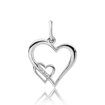 Pandantiv Aur 14K cu Diamante Naturale 0.01 ct - Img 4
