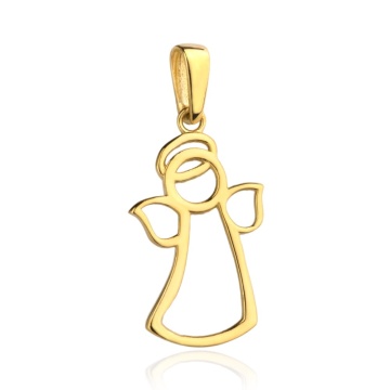 Pandantiv Aur 14K cu Ingeras - Img 3