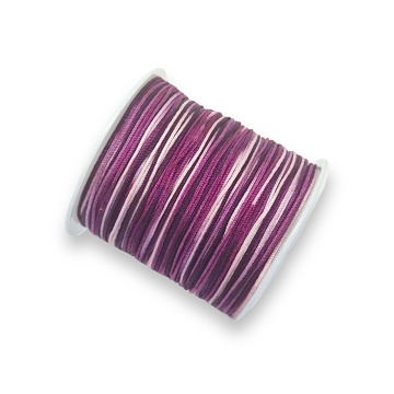 Rola snur 100m x 0.8mm - multicolor wine - Img 2