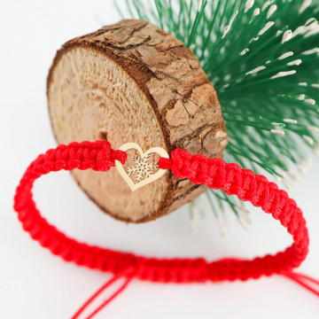 Bratara Fulg de Nea Clasic Collection din aur 14k - Img 5