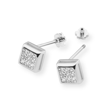 Cercei Aur 14K cu Diamante Naturale 0.09 ct Filet cu Protectie - Img 4