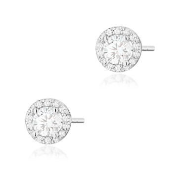 Cercei Aur 14K cu Diamante Naturale 0.74 ct - Img 7