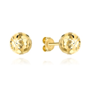 Cercei Aur 14k cu Model, 7 mm