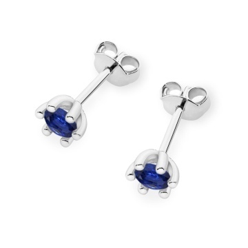 Cercei Aur 14K cu Safir 0.15 ct - Img 8
