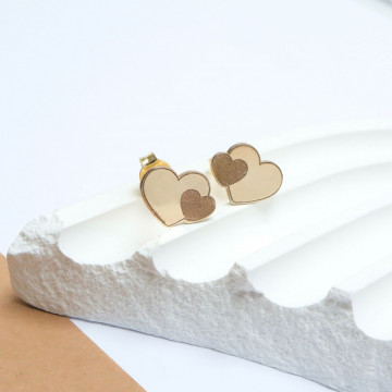 Cercei Cupidon Hearts din AUR 14K - Img 2