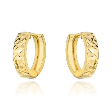 Cercei din aur 14K cu model
