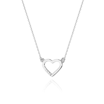 Colier Aur 14K cu Diamante Naturale 0.01 ct - Img 5
