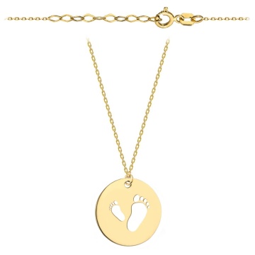 Colier Aur 14k cu Picioruse - Img 3