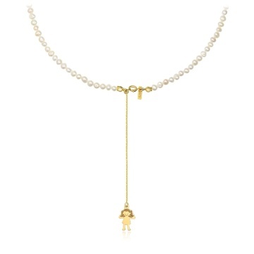 Colier My Baby din AUR 14K și Perle de Cultură - Img 2