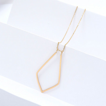 Colier Ring Keeper din aur 14K - Img 2
