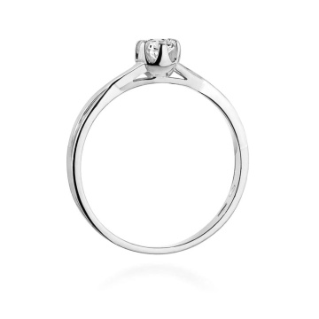 Inel Aur 14K cu Diamant de Laborator 0.20 ct - Img 11