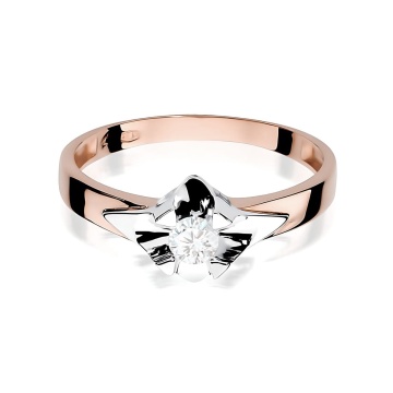 Inel Aur 14K cu Diamant de Laborator 0.25 ct - Img 6