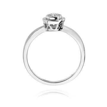 Inel Aur 14K cu Diamant de Laborator 0.30 ct - Img 11