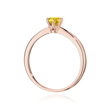Inel Aur 14K cu Diamant de Laborator 0.50 ct - Img 7