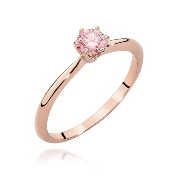 Inel Aur 14K cu Diamant de Laborator 0.50 ct - Img 5