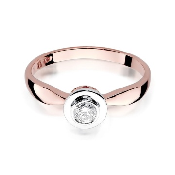 Inel Aur 14K cu Diamant Natural 0.30 ct - Img 9
