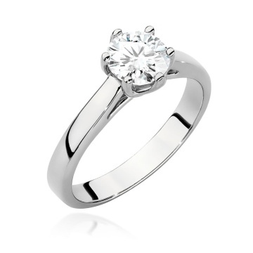 Inel Aur 14K cu Diamant Natural 0.70 ct - Img 4