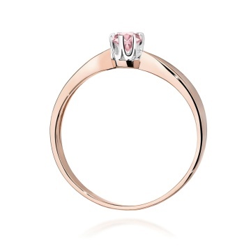 Inel Aur 14K cu Diamant Roz de Laborator 0.30 ct - Img 7