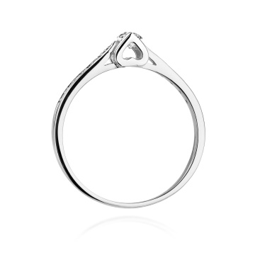 Inel Aur 14K cu Diamante de Laborator 0.15 ct - Img 11