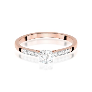 Inel Aur 14K cu Diamante de Laborator 0.32 ct - Img 6