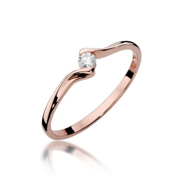 Inel Aur 14K cu Diamante Naturale 0.04 ct - Img 8