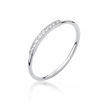 Inel Aur 14K cu Diamante Naturale 0.05 ct - Img 4