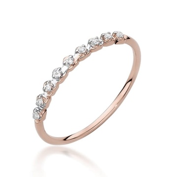 Inel Aur 14K cu Diamante Naturale 0.05 ct - Img 7
