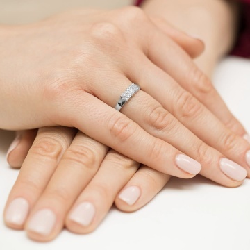 Inel Aur 14K cu Diamante Naturale 0.21 ct - Img 9