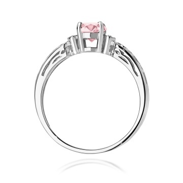 Inel Aur 14K cu Diamante Roz de Laborator 0.52 ct - Img 11