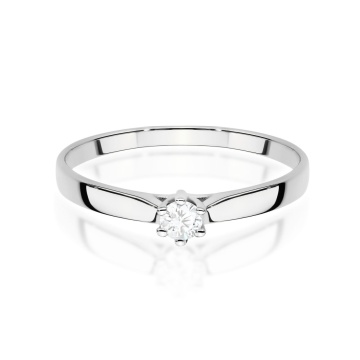 Inel Aur 9K cu Diamant de Laborator 0.20 ct - Img 6
