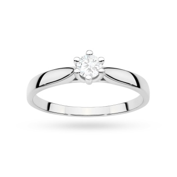 Inel Aur 9K cu Diamant de Laborator 0.30 ct - Img 10