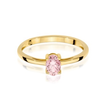 Inel Aur 9K cu Diamant Natural 0.30 ct - Img 2