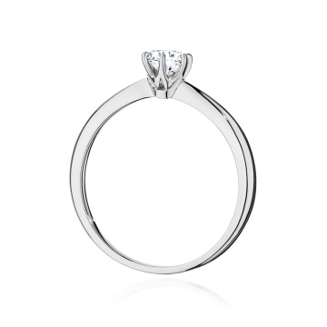 Inel Aur 9K cu Diamant Natural 0.50 ct - Img 6