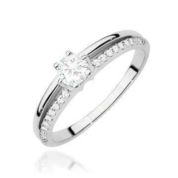 Inel Aur 9K cu Diamante de Laborator 0.40 ct - Img 8