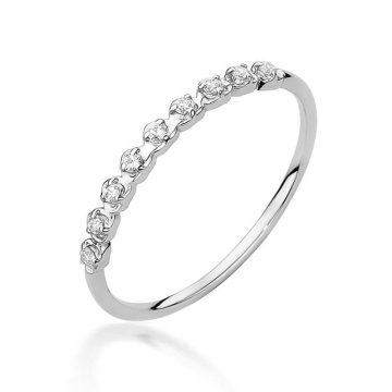 Inel Aur 9K cu Diamante Naturale 0.05 ct - Img 5
